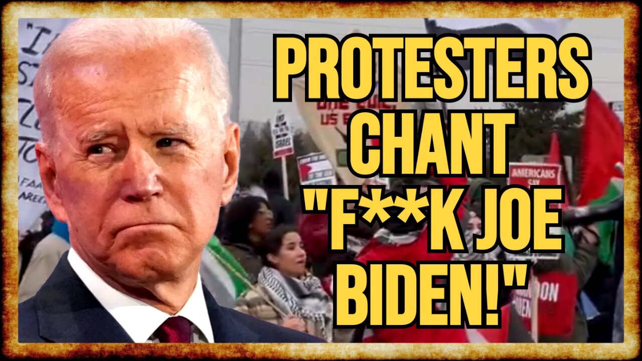 Arab Voters ANGRILY PROTEST Biden's Michigan Visit