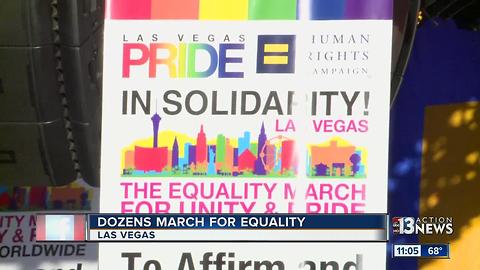 Equality March and rally held in Las Vegas