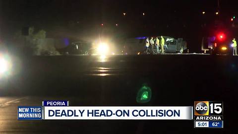 Deadly head-on crash in Peoria