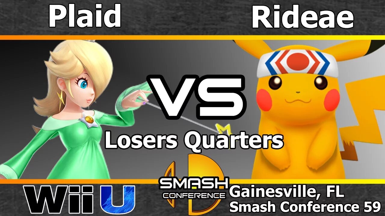 Plaid (Rosalina) vs. GoTE|Rideae (Pikachu) - Losers Quarters - SC59