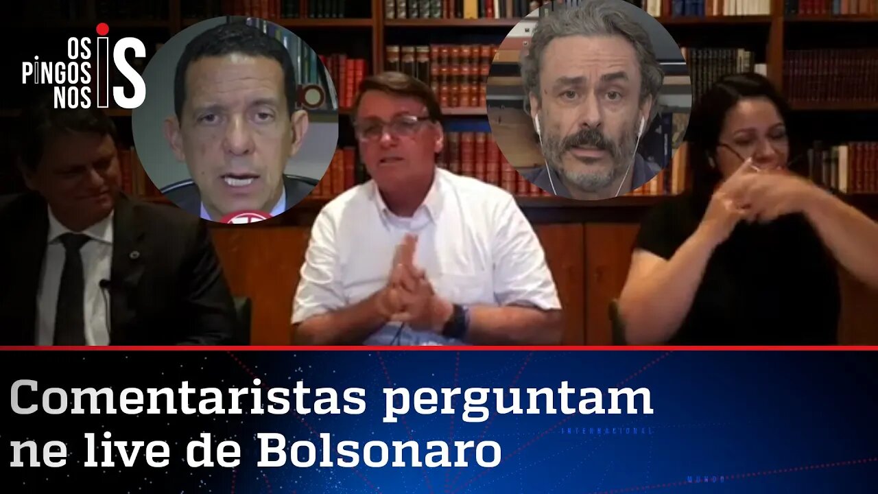 EXCLUSIVO: Entrevista durante a live de Jair Bolsonaro de 01/10/20