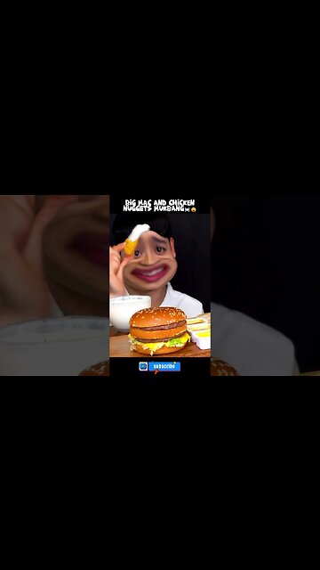 Big Mac and chicken nuggets Mukbang🍽😛