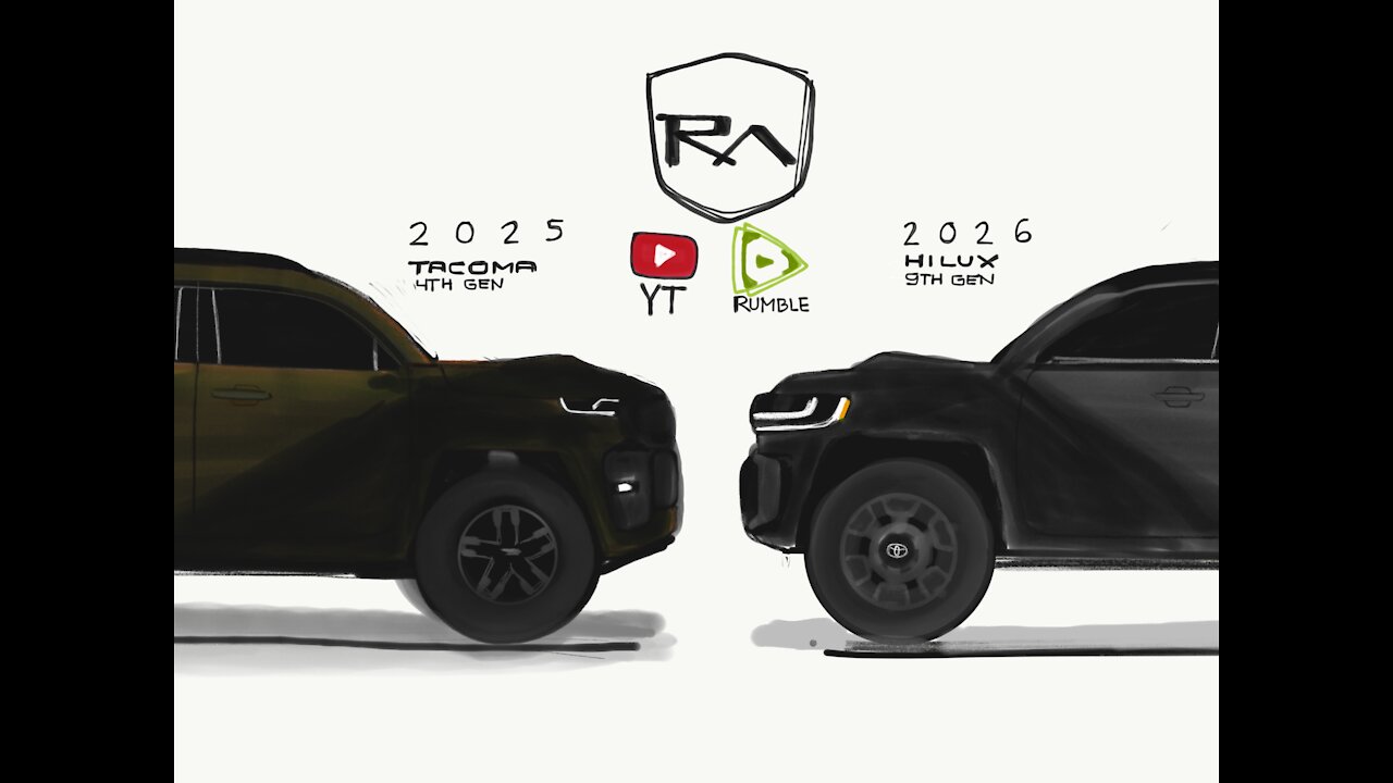 2026 9th Gen Hilux and 2025 4th Gen Tacoma Ideal Designs
