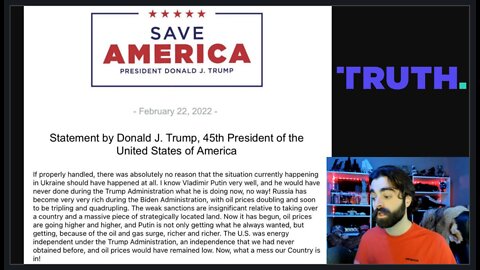 GEOTUS Trump Sets The Russia-Ukraine Record Straight!