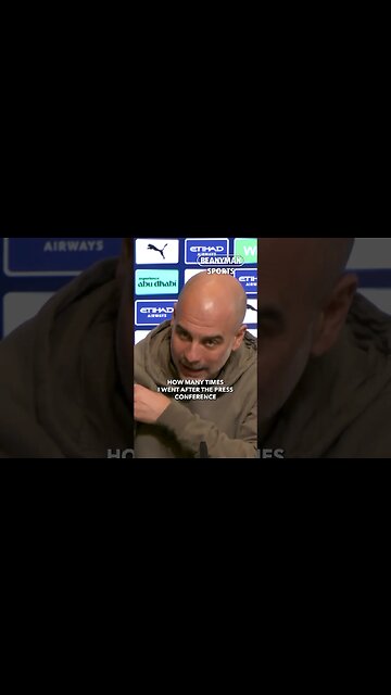 'I DON'T TALK with the Premier League! We are ACCUSED BY THEM!' | Pep Guardiola