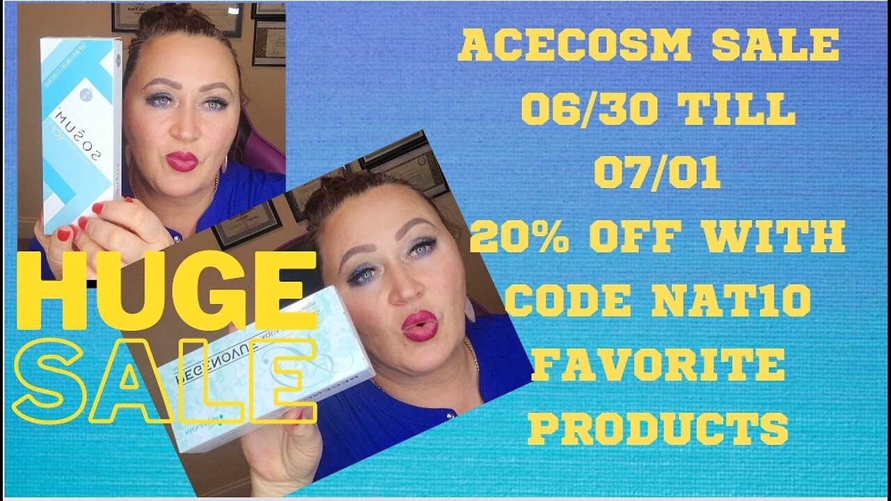 ACECOSM SALES, MY FAVORITE PRODUCTS. DISCOUNT CODE NAT10