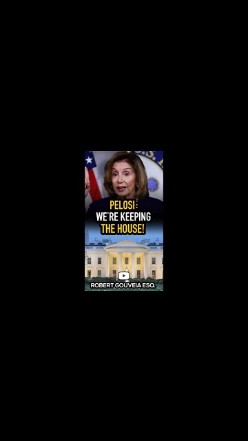 Pelosi: We're KEEPING The House! #shorts