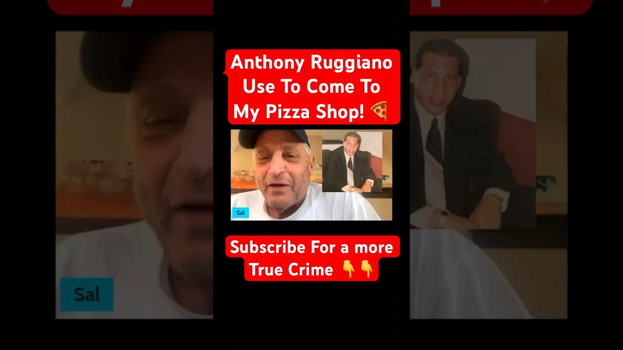 Anthony Ruggiano Use To Come To My Pizza Shop! 🍕 #mafia #anthonyruggiano #fatandy #crime