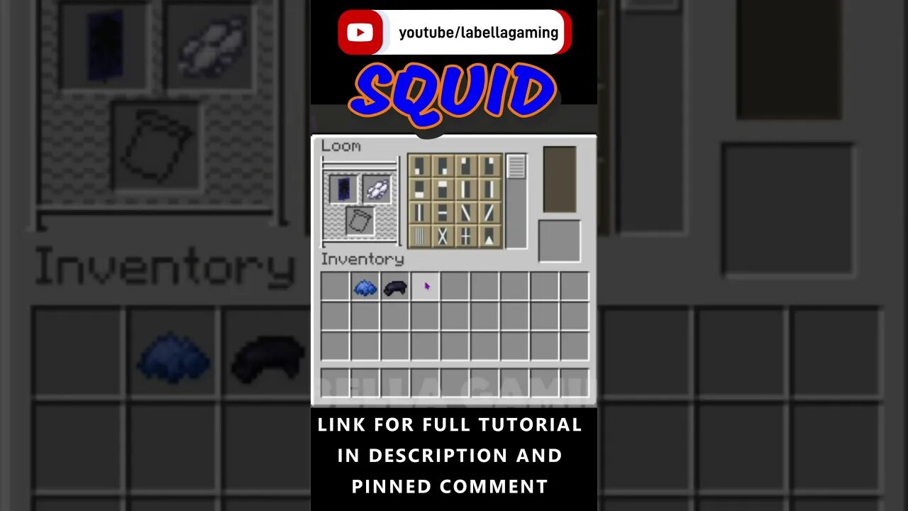 Squid Banner | Minecraft