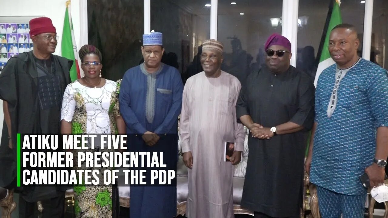 ATIKU receives five PDP Presidential Aspirant