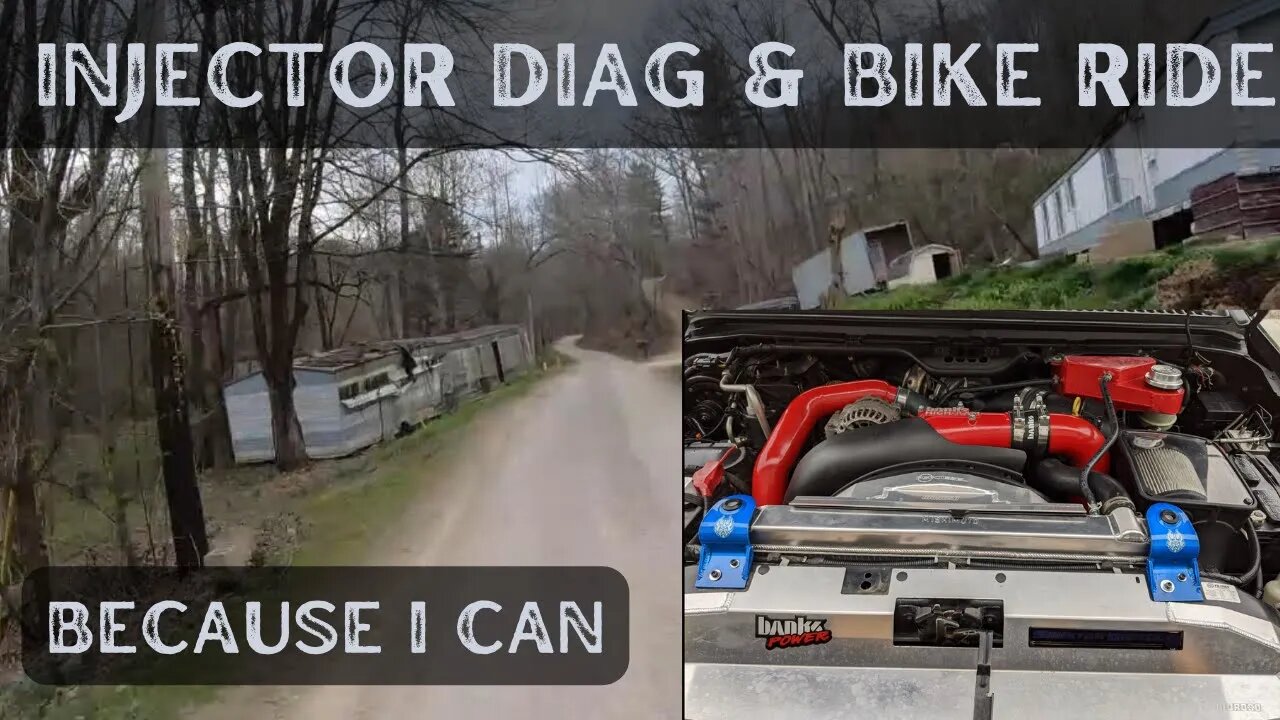 testing a bad injector, taking a bike ride