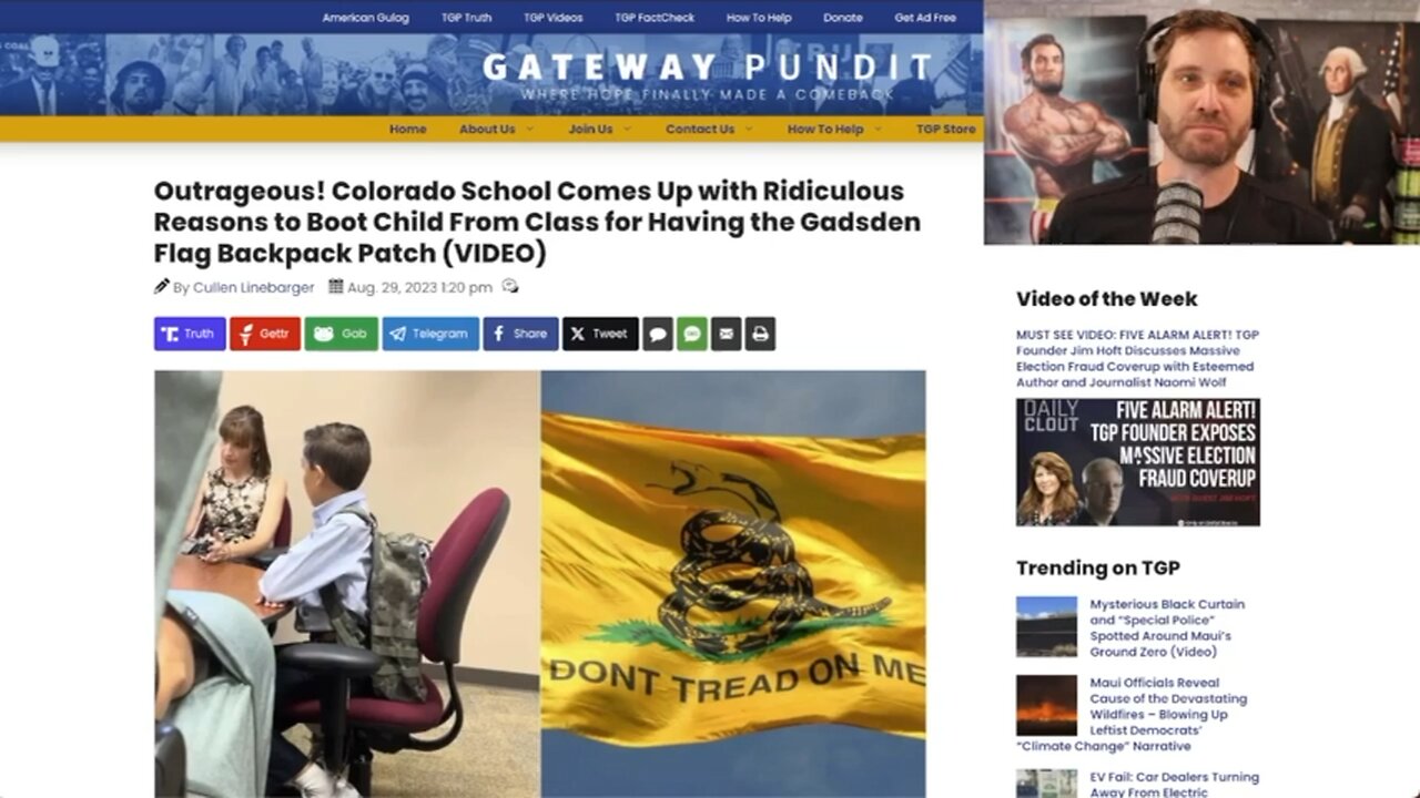 Commie Teachers Kick Kid Out of School Over Don't Tread on Snake Flag