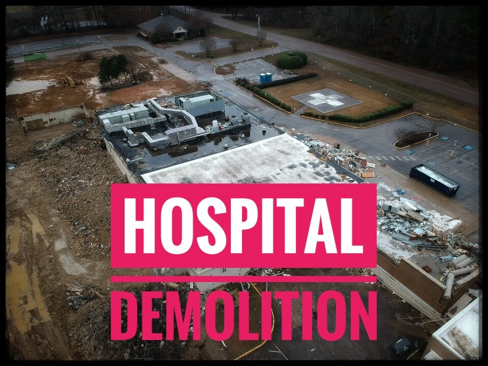 Hospital Demolition | DJI Spark