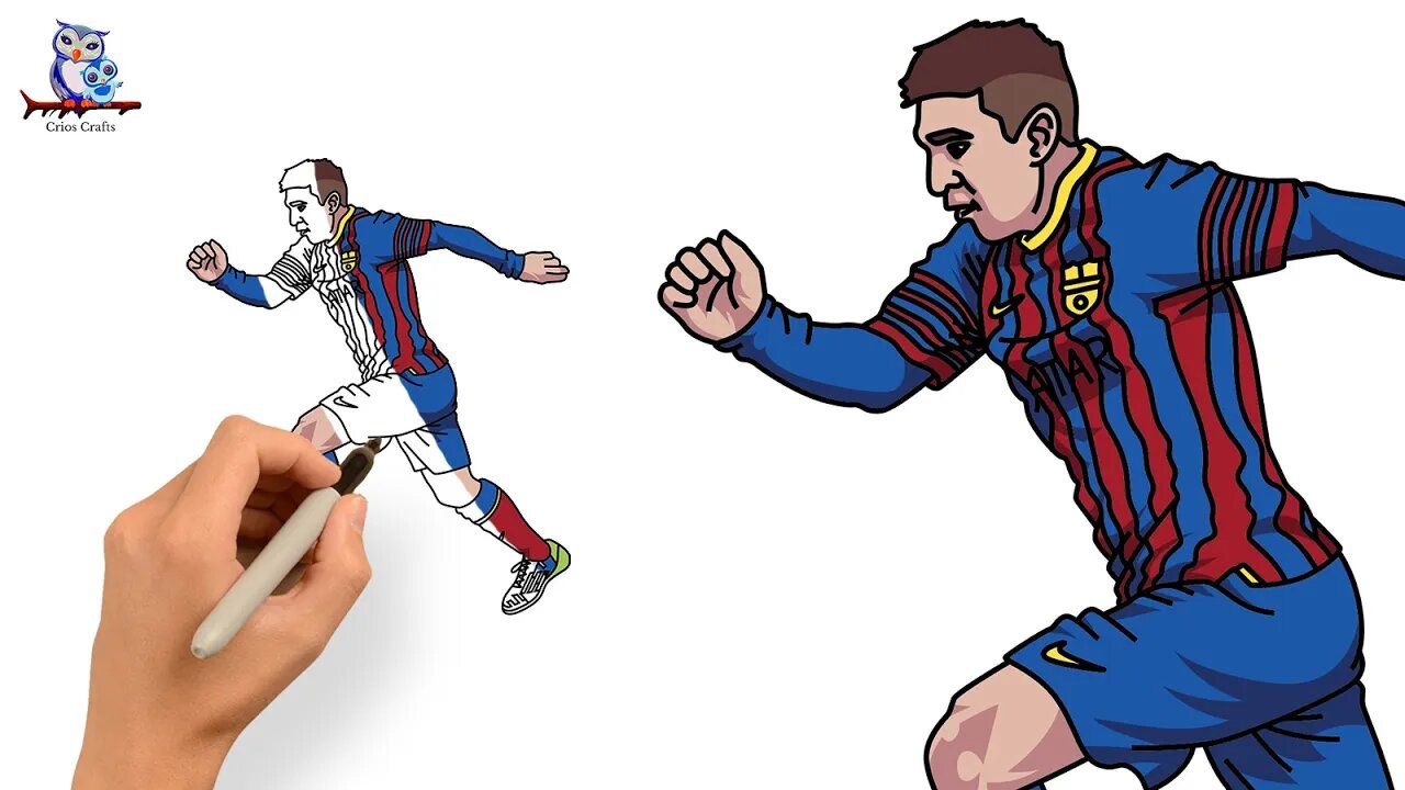 How to Draw Lionel Messi FIFA World Cup 2022 - Art Tutorial