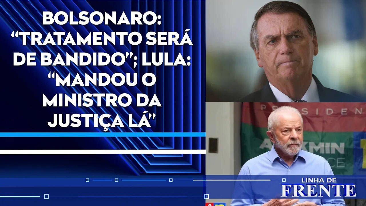 Lula e Bolsonaro tratam caso Roberto Jefferson de forma diferente em entrevistas | LINHA DE FRENTE