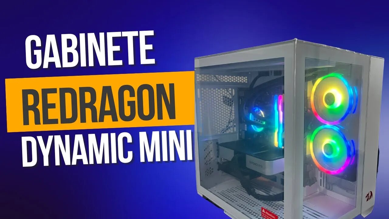 GABINETE GAMER LIAN LI O11 DYNAMIC MINI REDRAGON EDITION