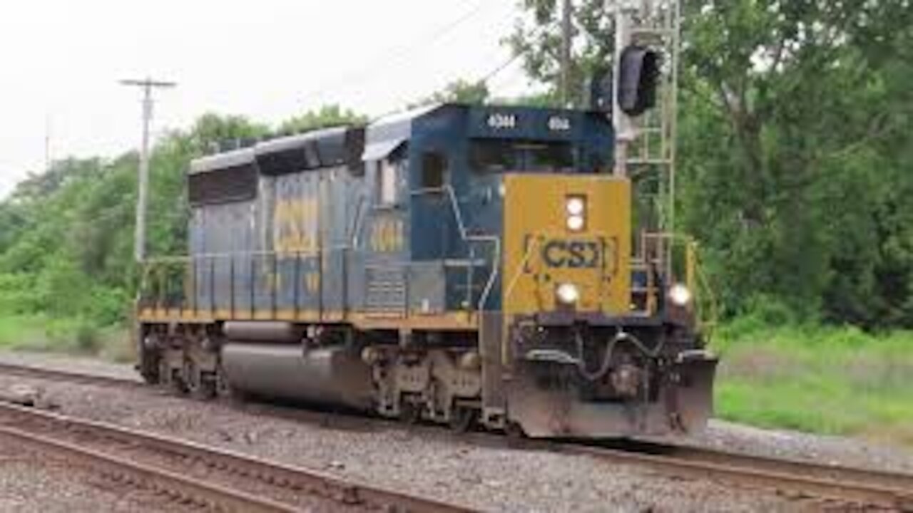 CSX Local Mixed Train from Marion, Ohio July 24, 2021