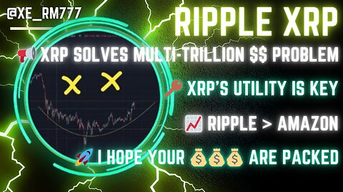 📢 #XRP SOLVES MULTI-TR $ PROBLEM🔑$XRP'S UTILITY IS KEY📈 #RIPPLE #AMAZON🚀 HOPE YOUR 💰💰💰 ARE PACKED