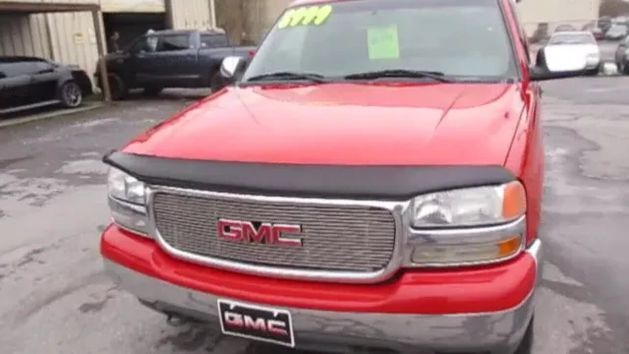 2001 GMC SIERRA 1500 SLT 4X4 EXT CAB