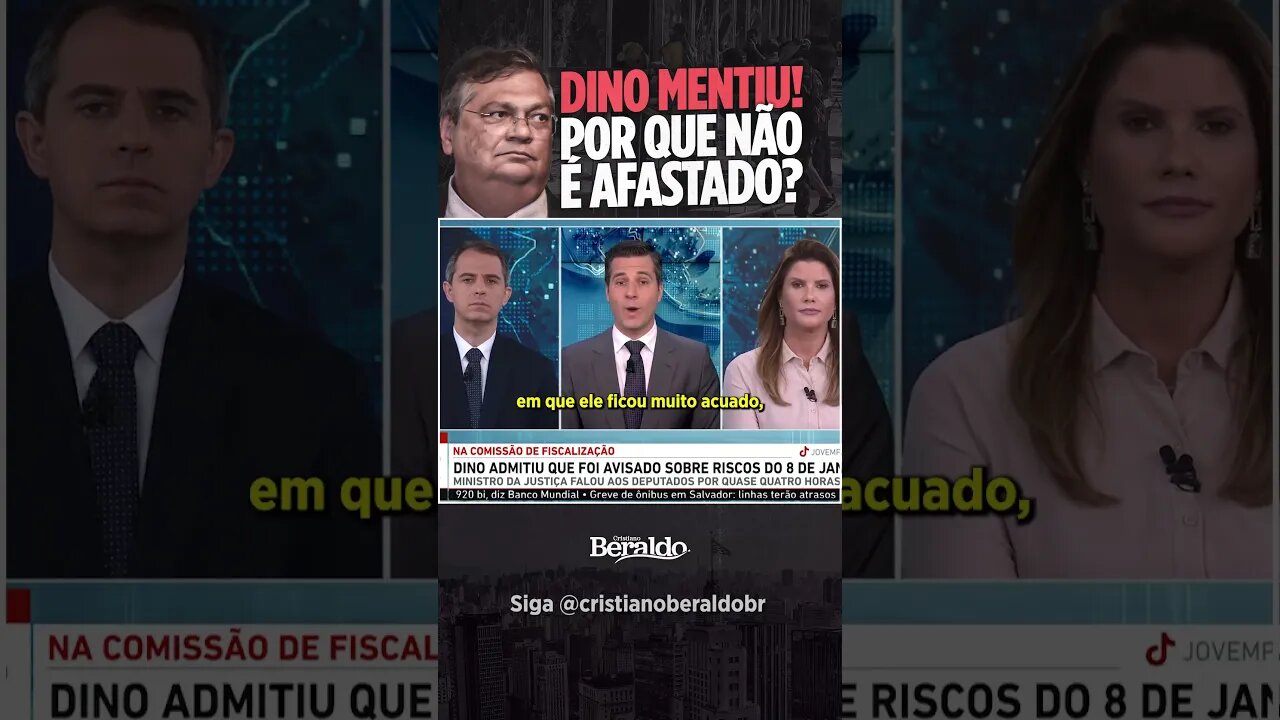 ABSURDO: FLÁVIO DINO MENTE E NADA ACONTECE!