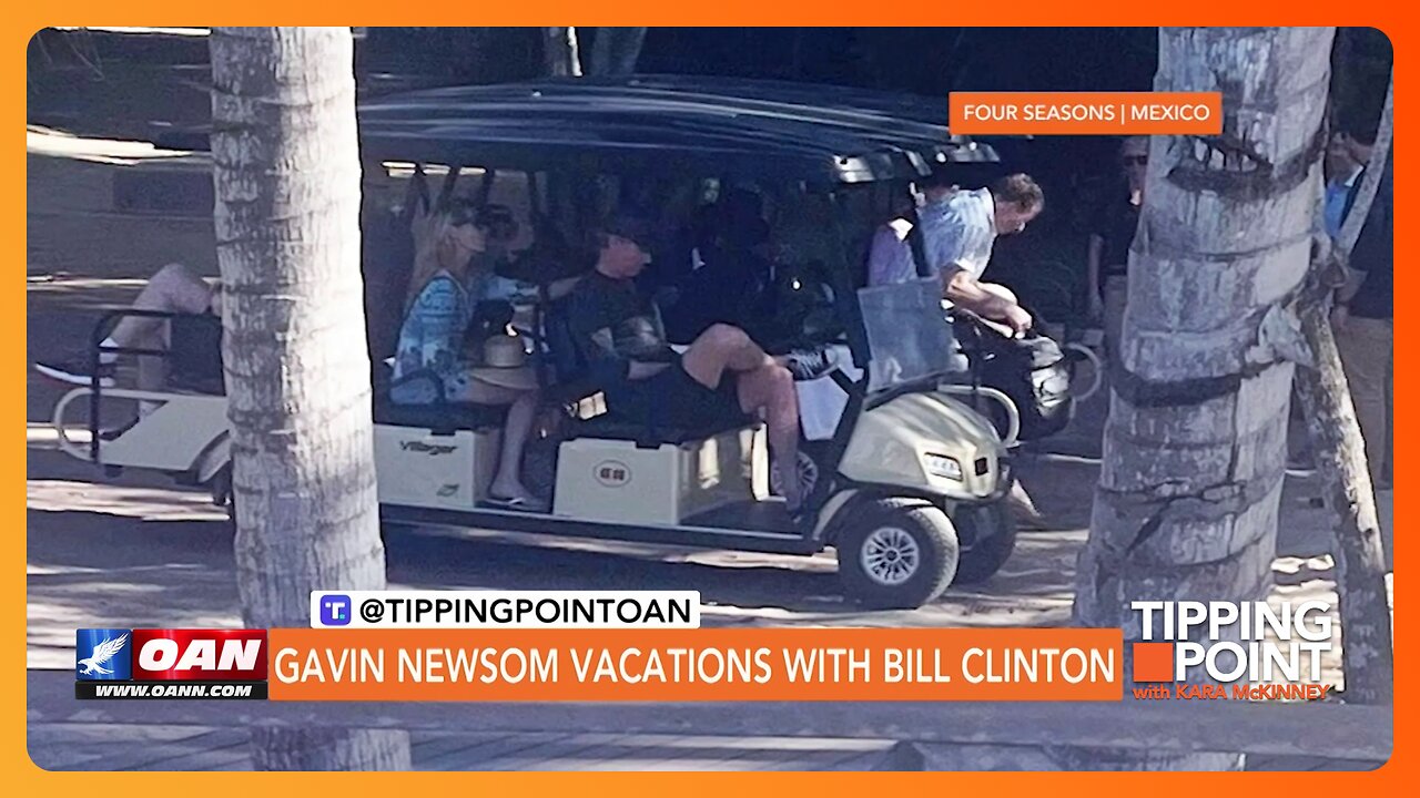 Gavin Newsom Vacations with Bill Clinton in Mexico as Epstein Files Released | TIPPING POINT 🟧