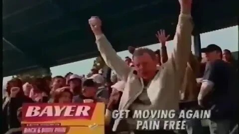 Bayer Aspirin Commercial (2005) "My Back Hurts At This Baseball Game" (2000's Lost Media)