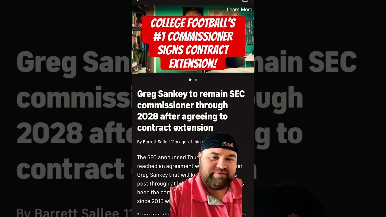 College football’s #1 commissioner signs contract extension! #collegefootball #collegefootballnews