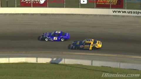 My GTCC friend Nate running Street Stocks in iRacing