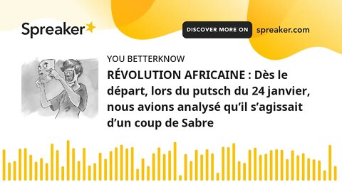 RÉVOLUTION AFRICAINE : Dès le départ, lors du putsch du 24 janvier, nous avions analysé qu’il s’agis