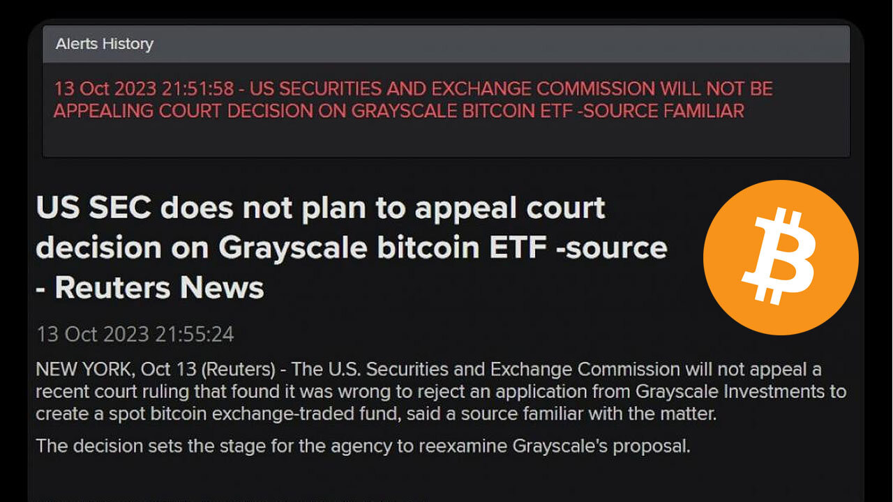 SEC lets deadline pass to appeal Grayscale decision and can no longer deny Bitcoin Spot ETFs! 🪙🐂