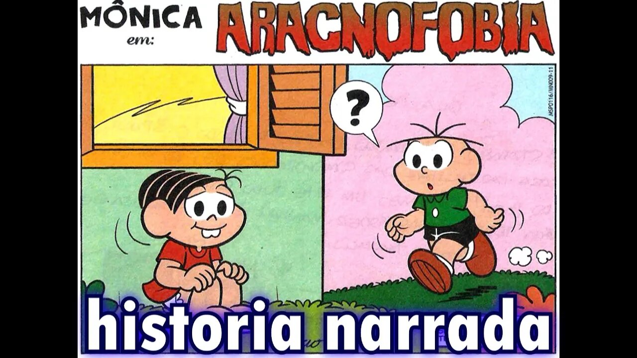 Mônica em-Aracnofobia | Gibis do Rapha