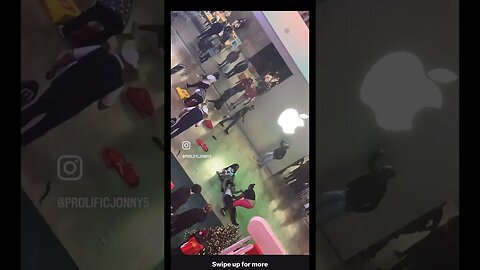 People fighting over Black Friday sales!