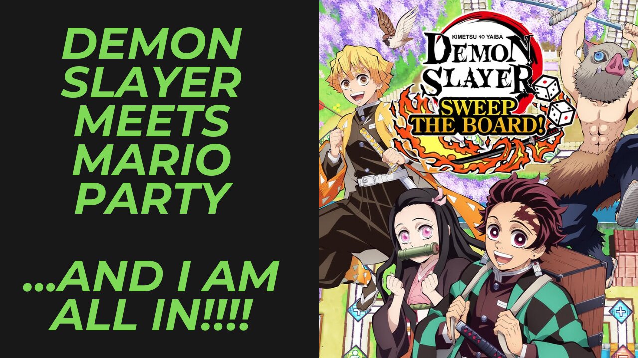 Demon Slayer Kimetsu no Yaiba Sweep the Board | Coming to Nintendo Switch for a Game Night Hit!