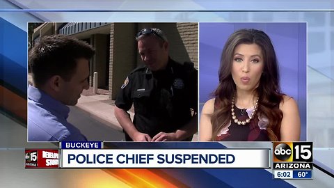 Buckeye Police Chief suspended