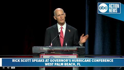 Gov. Scott speaks at hurricane conference in West Palm Beach