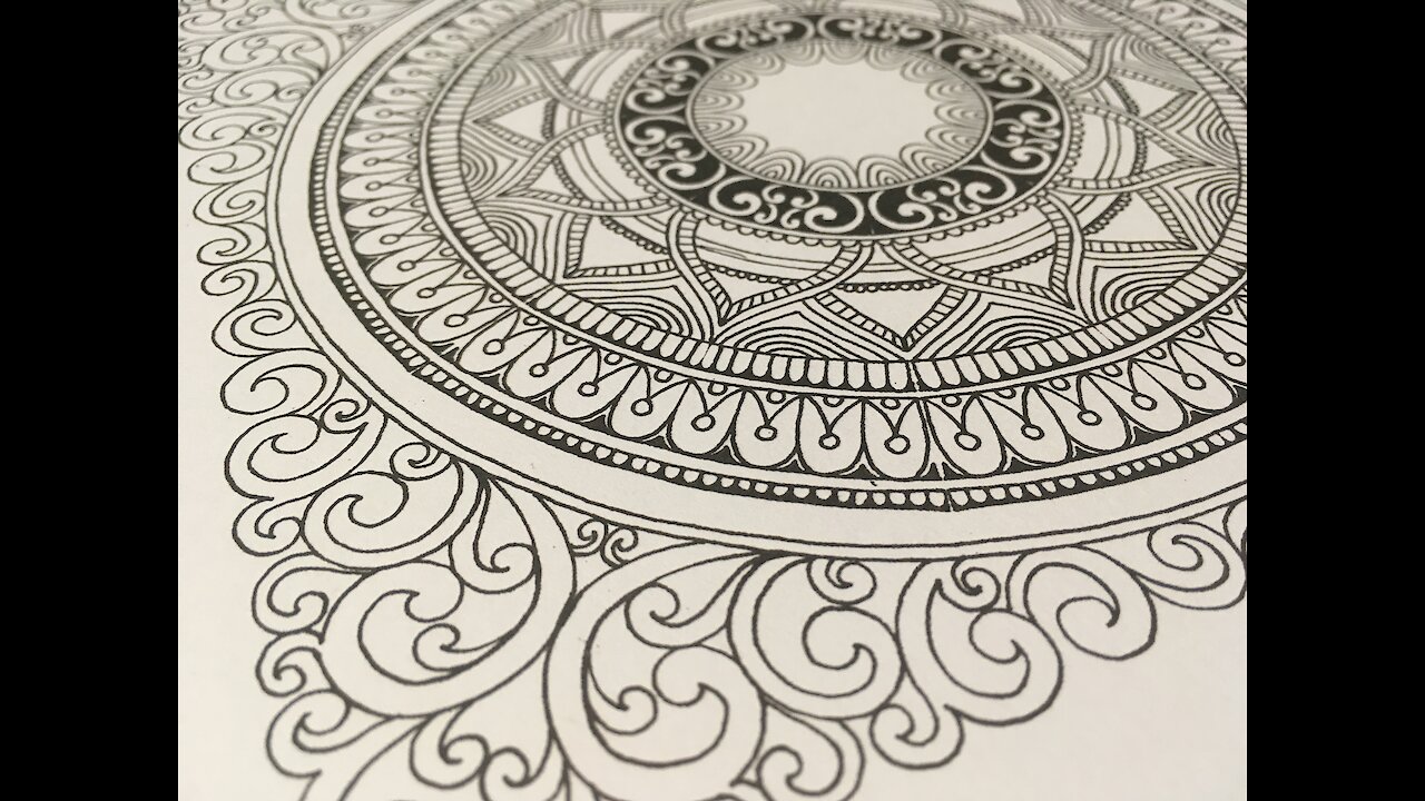 Timelaps Video - Ocean Mandala Creation