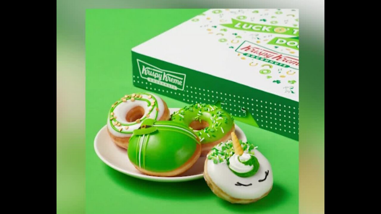 Krispy Kreme is going green for St. Patrick's Day