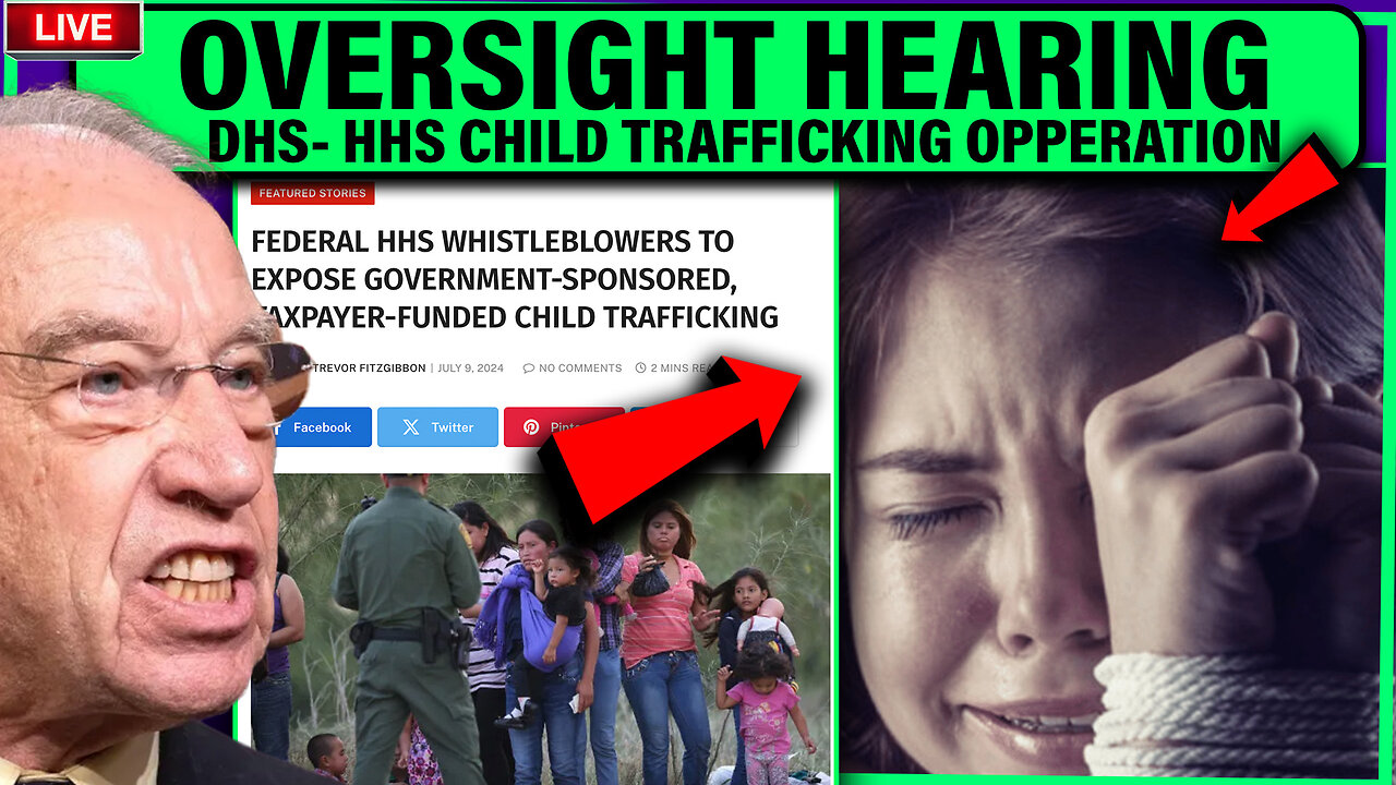 FEDERAL HHS WHISTLEBLOWERS TO EXPOSE GOVERNMENT-SPONSORED, TAXPAYER-FUNDED CHILD TRAFFICKING