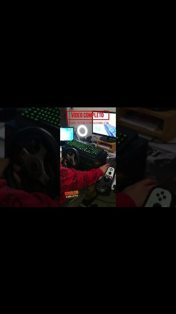 Jogando Euro Truck com Volante G25 SCANIA P360 #shorts #shortsviral