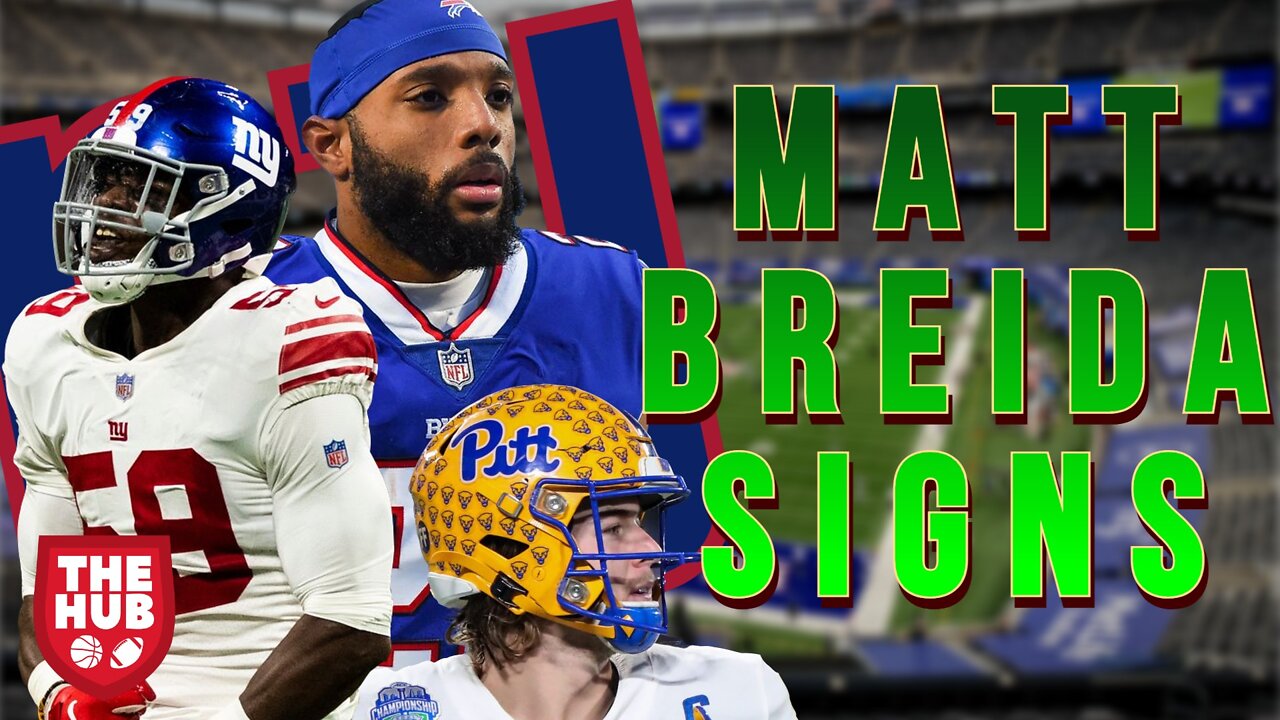 New York Giants sign Matt Breida! Lorenzo Carter's farewell, & Kenny Pickett