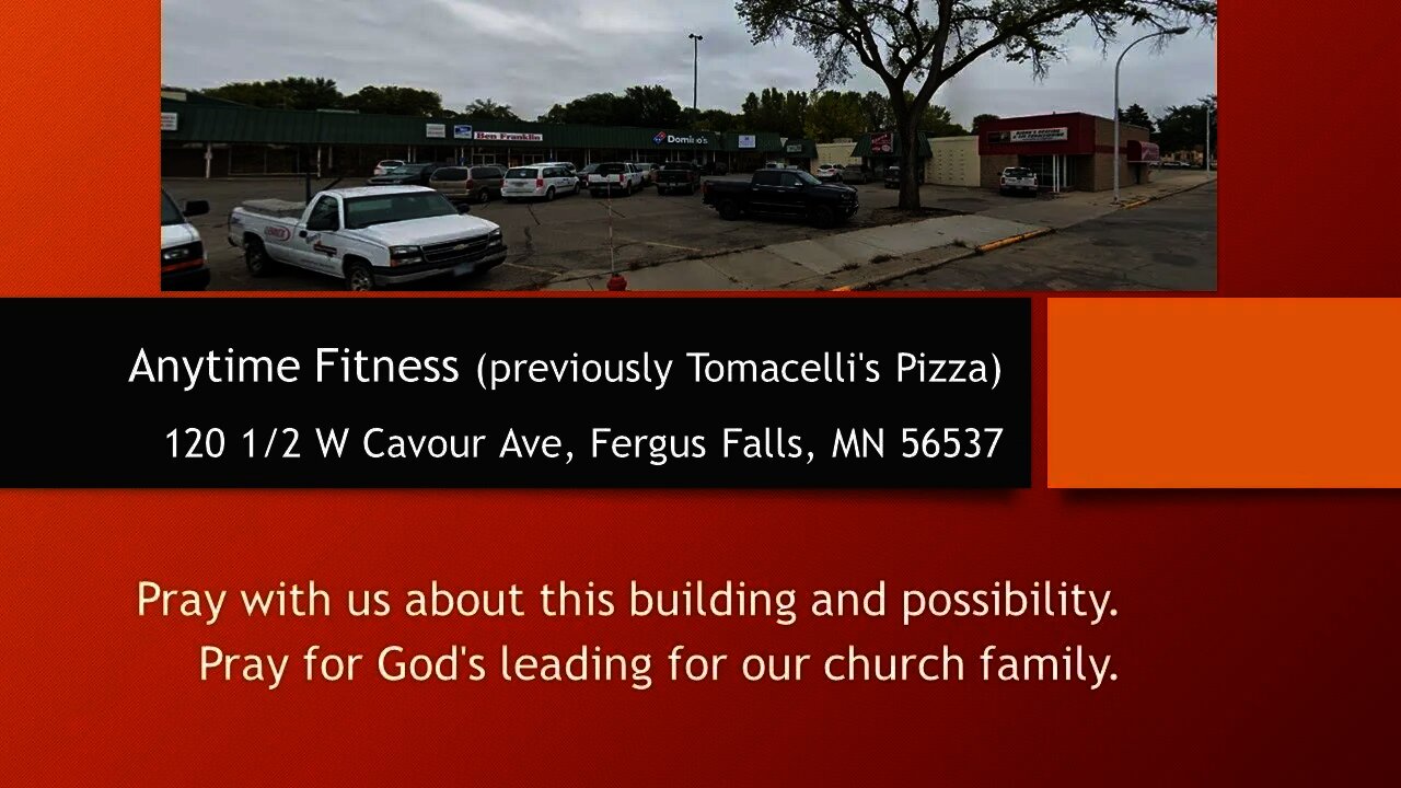 Jan. 17th, 2021 - Pray with us about this building and church possibility