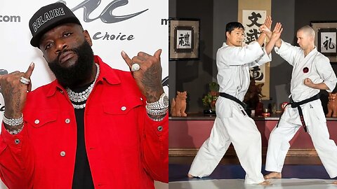 Rick Ross Trying Black Belt Karate To Smack Other Black Belts