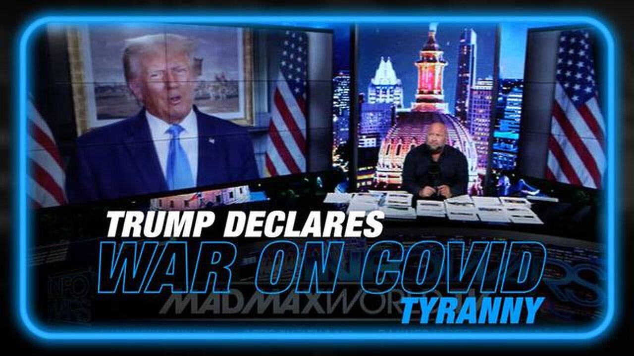 VIDEO: TRUMP DECLARES WAR ON COVID TYRANNY