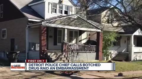 Detroit Police Chief calls botched drug raid an embarrassment