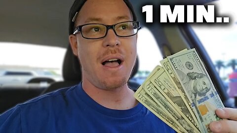 Making $160 in 1 minute