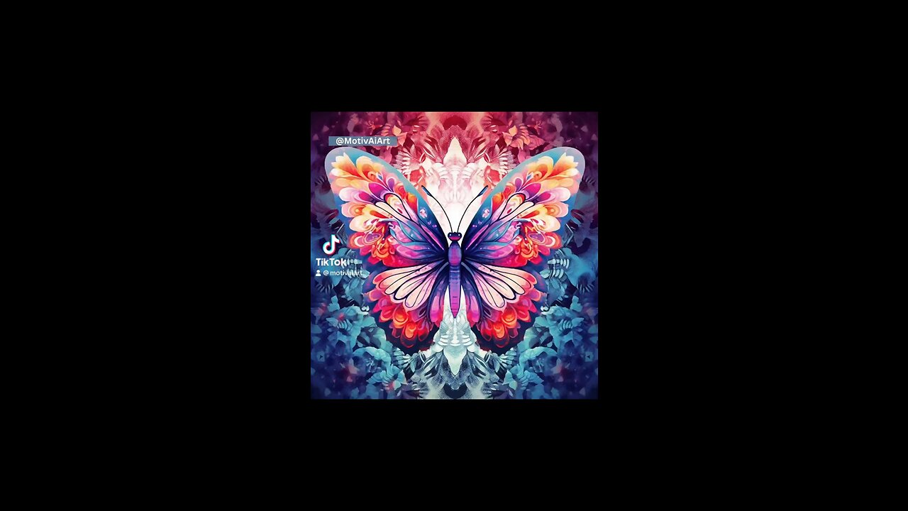 Butterfly Art Generated By Midjourney
