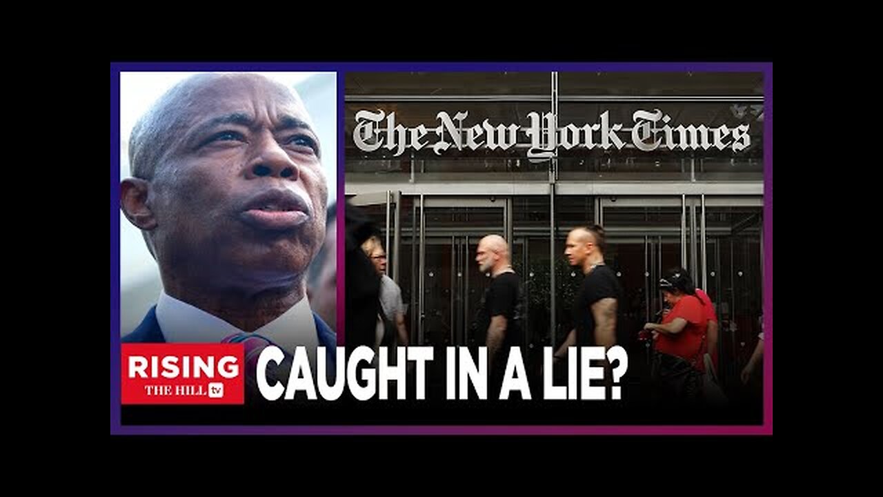 Eric Adams FAKED Carrying Photo Of Fallen Officer, Had Staff GOOGLE IMAGE And SPILL On Paper
