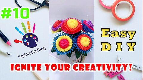 Easy DIY Flowers from Common Supplies #10