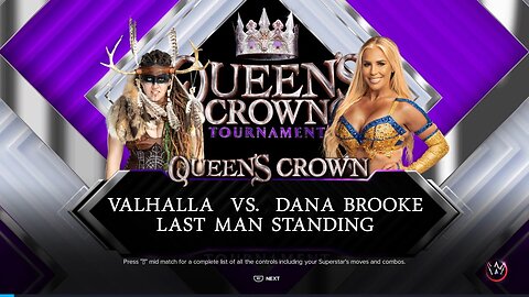 WWE 2K23 Queen's Crown Quarter-Final Round 2: Valhalla Vs Dana Brooke