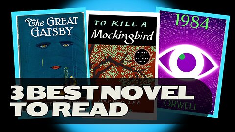 Top 3 best Novels to read